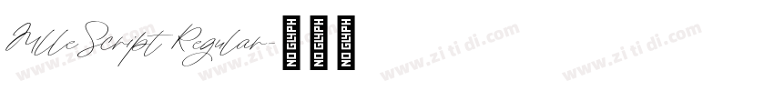 MlleScript Regular字体转换 MlleScript Regular字体转换
